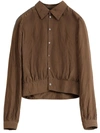 LEMAIRE LEMAIRE BLOUSE WITH WRINKLED EFFECT