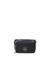 LOVE MOSCHINO LOVE MOSCHINO LOGO PLAQUE QUILTED SHOULDER BAG