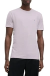 Allsaints Brace Tonic Slim Fit Cotton T-shirt In Smokey Lilac