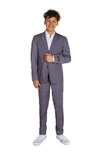 OPPOSUITS KIDS' GREY TWO-PIECE SUIT