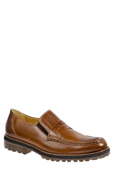 Sandro Moscoloni Men's Max Stuart Penny Loafer In Brown