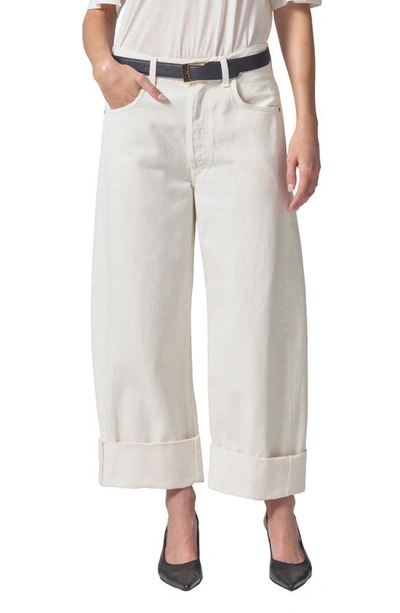 Citizens Of Humanity Ayla Baggy Wide Leg Jeans In Pashmina