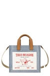 TRUE RELIGION BRAND JEANS TWILL MEDIUM TOTE BAG