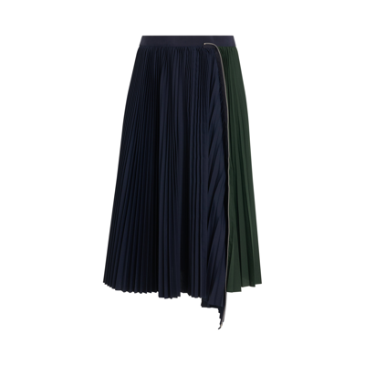 Sacai Cotton Zipper Skirt