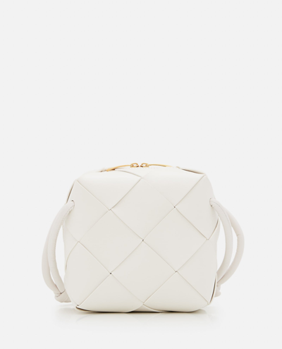 Bottega Veneta Mini Cassette Camera Bag In White