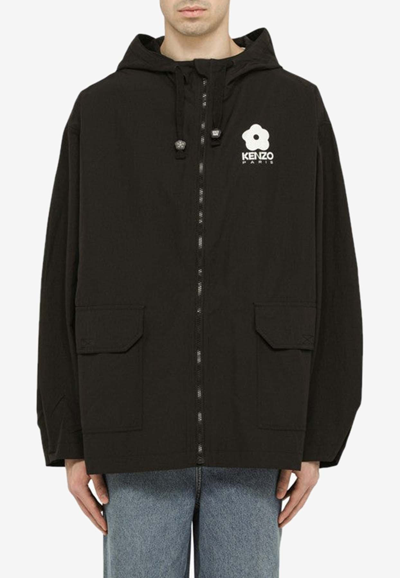 Kenzo Boke Flower 2.0 Windbreaker In Black