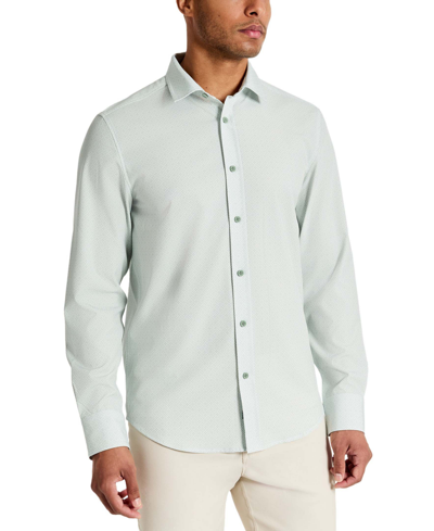 Kenneth Cole Men's Slim Fit Performance Shirt In Mint