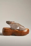 Seychelles Cheers Platform Sandals In Silver