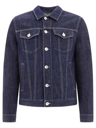 Brunello Cucinelli Jacket In Blue