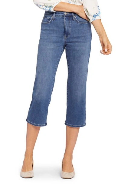 NYDJ JONI HIGH WAIST RELAXED CAPRI JEANS