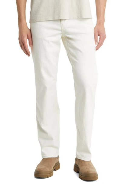 Frame The Straight Leg Jeans In Off White