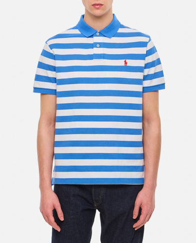 Polo Ralph Lauren Cotton Polo Shirt In Blue