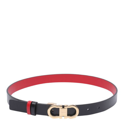 Ferragamo Belts In Black