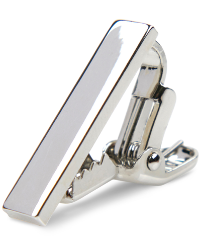 Construct Men's Silver Polished 1" Tie Bar