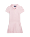 POLO RALPH LAUREN TODDLER AND LITTLE GIRLS MINI-CABLE COTTON-BLEND POLO DRESS
