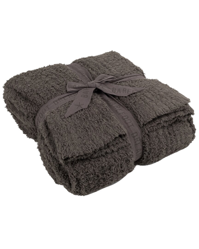 Barefoot Dreams Cozychic Ribbed Throw In Gray