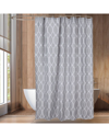 FRESH FAB FINDS FRESH FAB FINDS SHOWER CURTAIN WITH 12 HOOKS