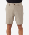 O'neill Reserve Light Check Water Repellent Bermuda Shorts In Dark Khaki