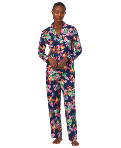 Lauren Ralph Lauren Women's 2-pc. Printed Pajamas Set In Multi Floral