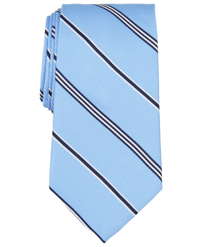 Brooks Brothers B By  Men's Parallel Stripe Silk Tie In Lt.blue