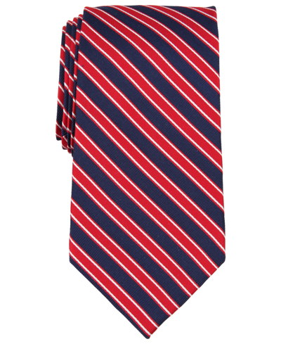 Brooks Brothers B By  Men's Stripe Silk Tie In Red