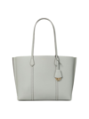 Tory Burch Women's Perry Leather Tote In Grey