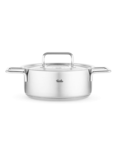 Fissler Pure Collection Stainless Steel 2.7 Quart Rondeau With Metal Lid