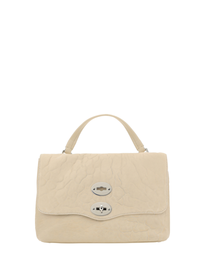 Zanellato Postina Sansone Handbag In White Talco Firenze