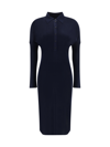 Ferragamo Elegant Wool Blend Jacket For Women In Blue