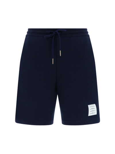 Thom Browne Shorts In Navy
