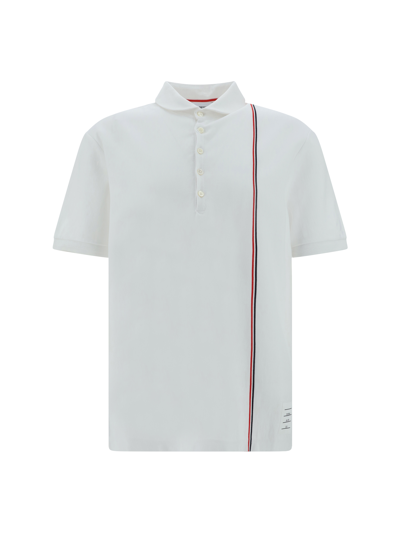 Thom Browne Polo Shirt In White