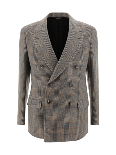 Loro Piana Milano Blazer Jacket In Earthly Brown