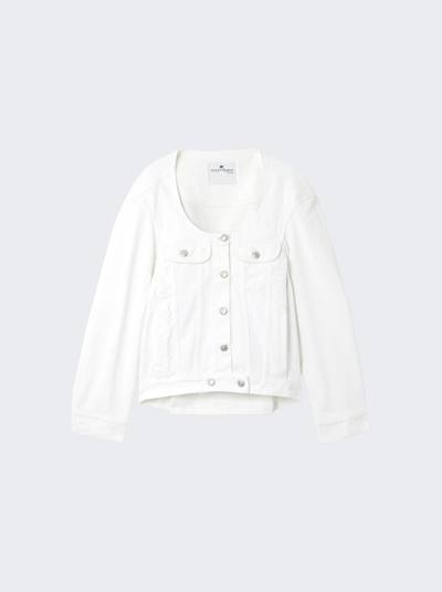 Courrã¨ges Cocoon Jacket In White
