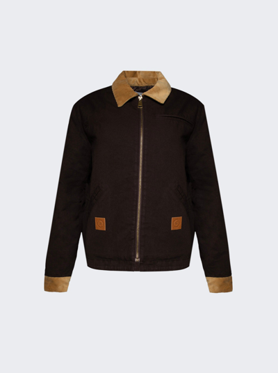 Sporty And Rich Worker Jacket In Brown
