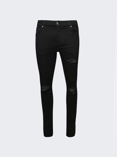 Amiri Crystal Mx1 Jeans In Black