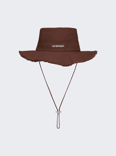 Jacquemus Le Bob Artichaut Hat In Brown