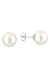 Effy Freshwater Pearl Stud Earrings In White