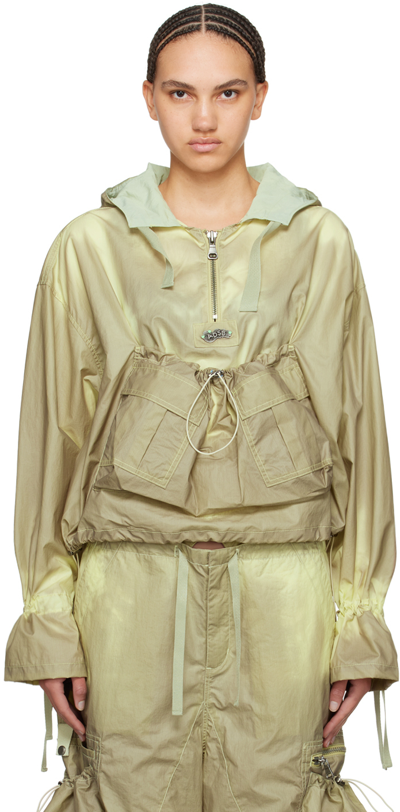 Andersson Bell Khaki Arina Jacket In Yellow Beige