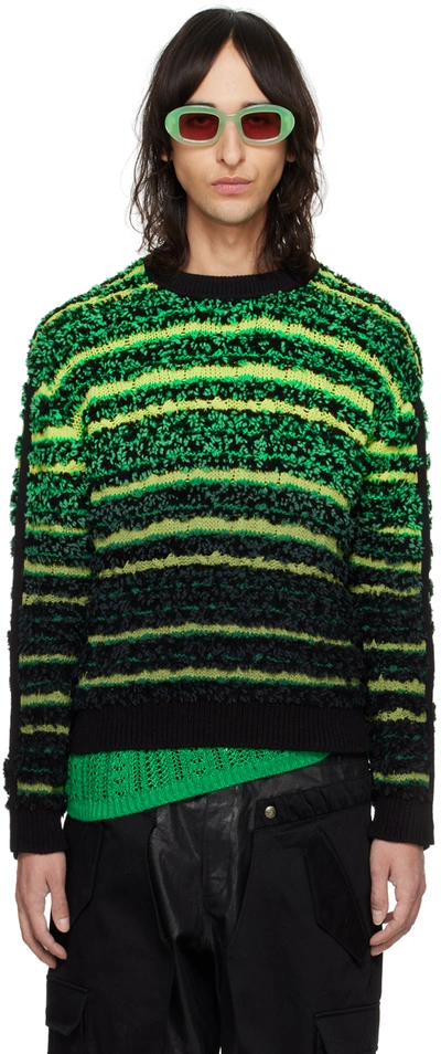 Andersson Bell Bordon Crewneck Sweater In Green