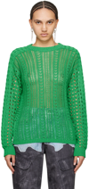 Andersson Bell Green Rodri Sweater In Green