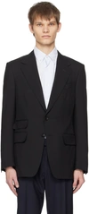 Tom Ford Black Shelton Super 120's Blazer In Black