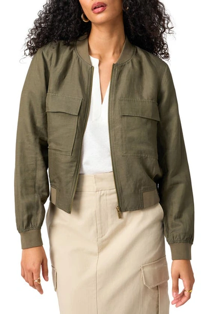 Sanctuary Eve Bomber Jacket In Burnt Olive