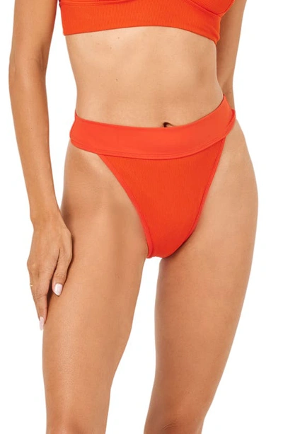 L*SPACE LOLA BITSY HIGH CUT BIKINI BOTTOMS