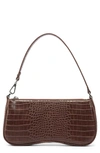 JW PEI EVA CROC EMBOSSED FAUX LEATHER CONVERTIBLE SHOULDER BAG