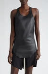 RICK OWENS LEATHER TANK