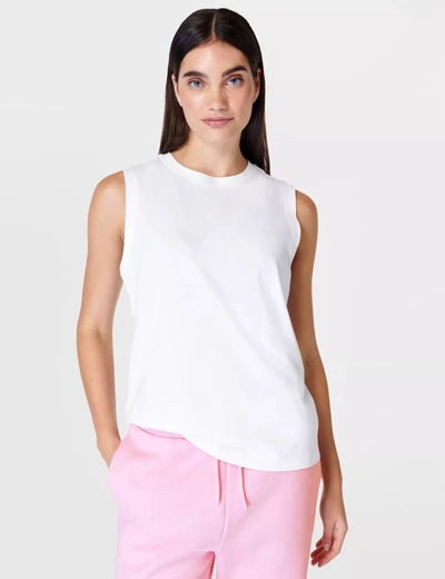 Sweaty Betty Essential Sleeveless Waistcoat In White