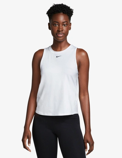 Nike One Classic Dri-fit Tank Top In White