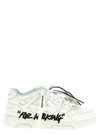 Off-white Out Of Office Leather Sneakers In White/black