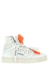 Off-white White 3.0 Off Court Leather Sneakers In White