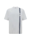 Ferragamo Logo-printed Long-sleeved T-shirt In White